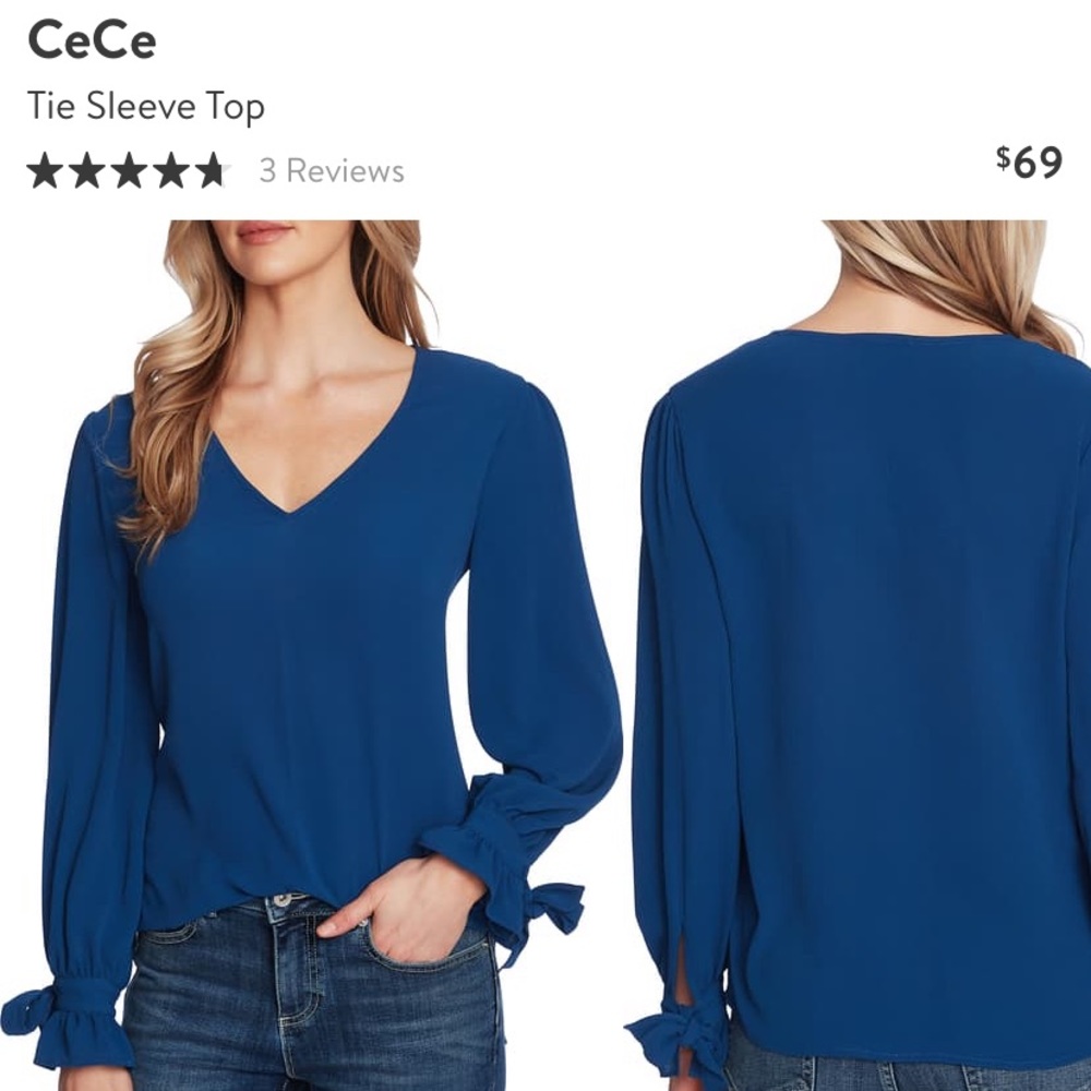 Tie Sleeve Top from Nordstrom